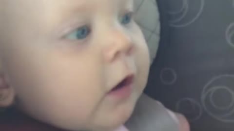 8 months old baby can sing! Amazing talent!