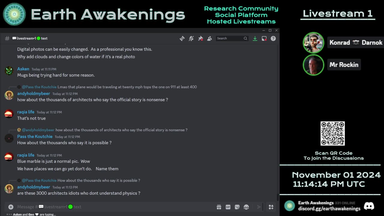 Earth Awakenings - Livestream 1 - #1964