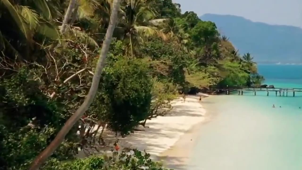 Tropical private beach