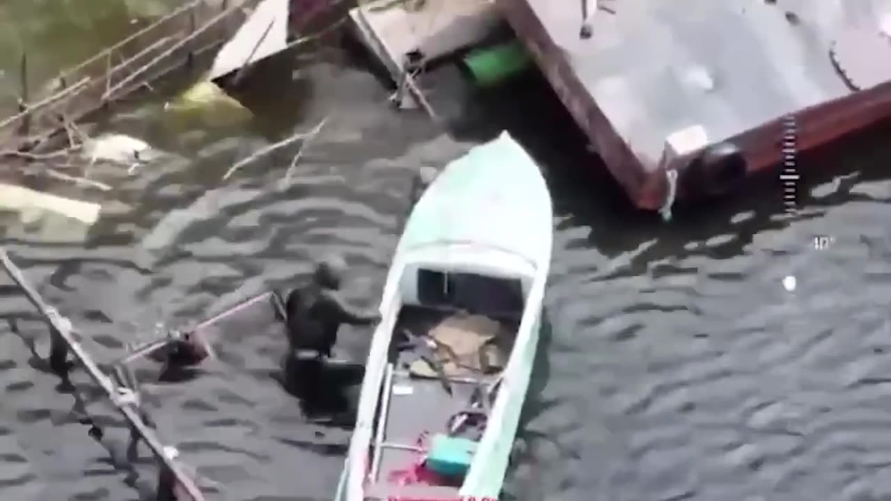 russians in a boat get blown up a lot