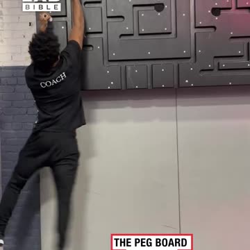 Peg board workout💪