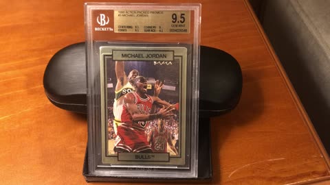 Basketball Card, 1990 Action Packed Promos, Michael Jordan, BGS 9.5