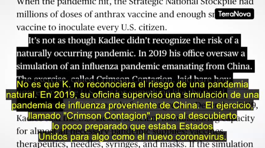 CRÓNICA DE UNA VIRUELA ANUNCIADA