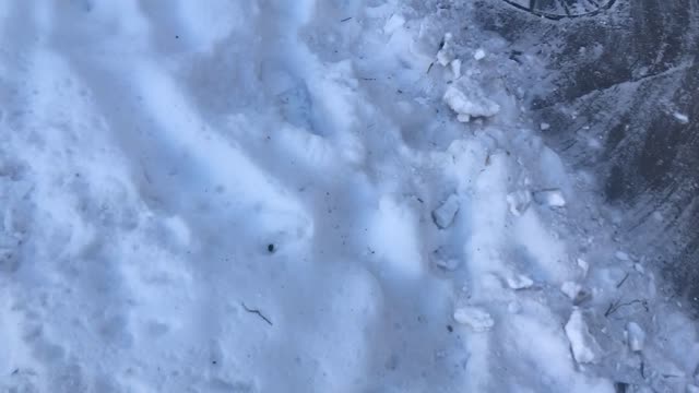 The beginning of the cold Russian winter