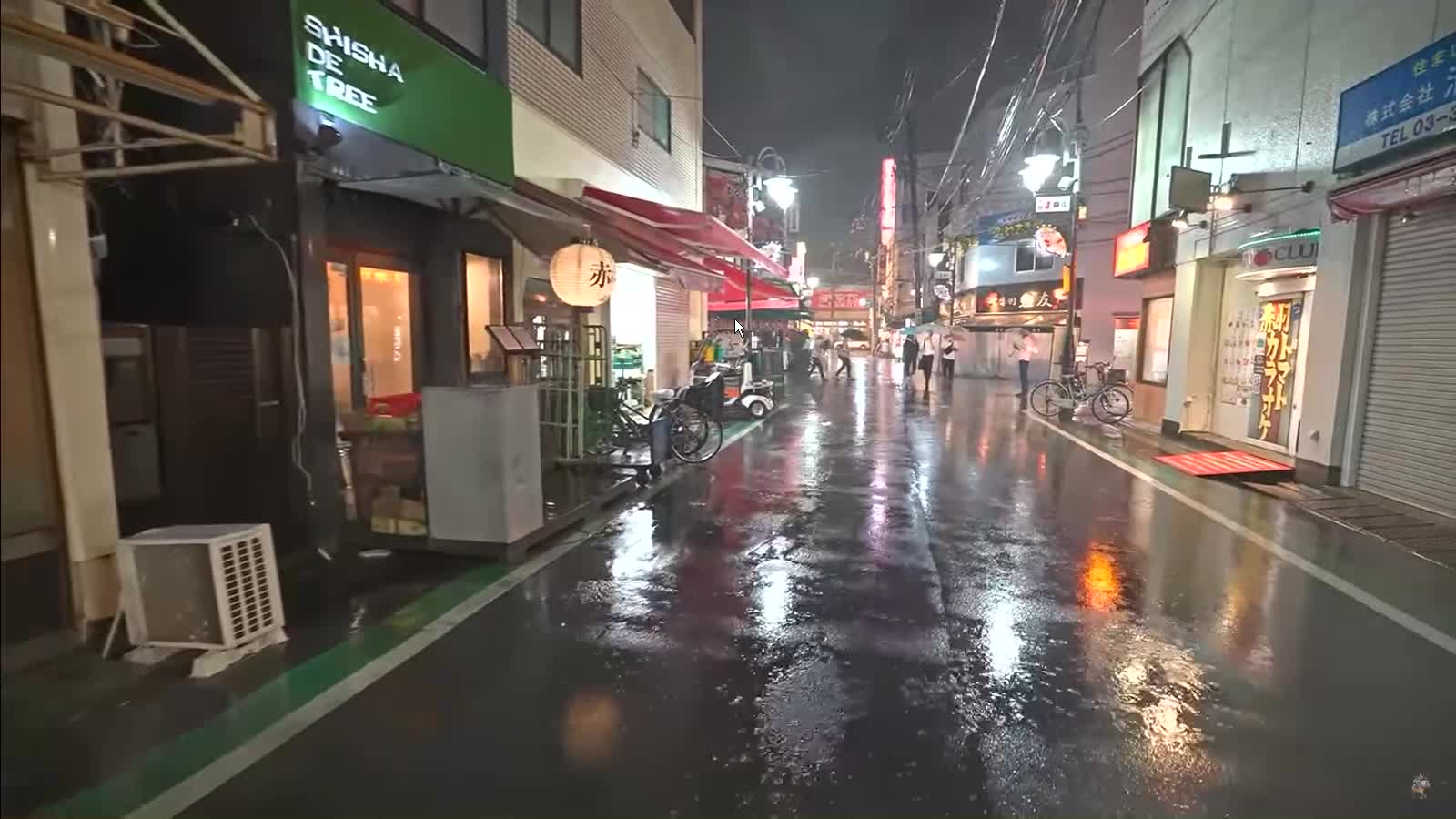 girls on the street at night