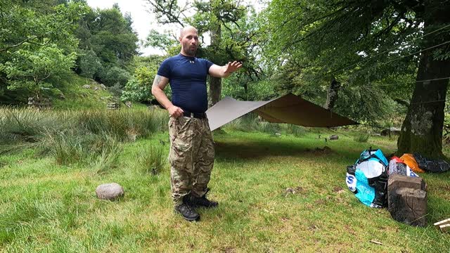 Intro to taking down the 4x 4 dd hammocks tarp