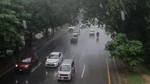 A rainy day