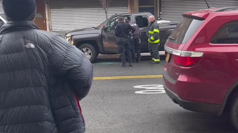 Ambulance Rammed in Action Packed Traffic Stop