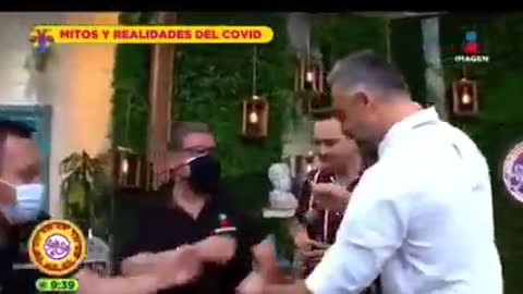 Inteparea si magnetismul, experiment la televizor