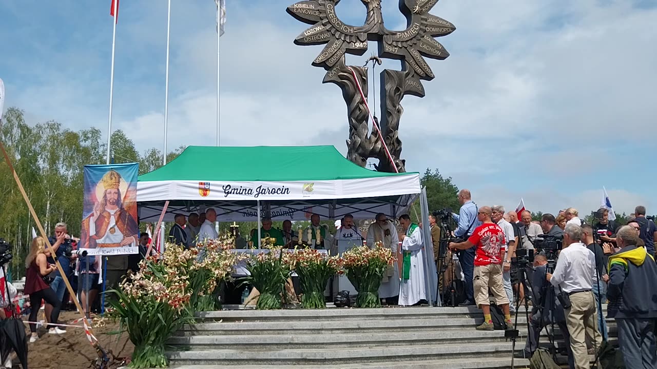 Domostawa odsłonięcie Pomnika Wołynskiego 14-07-2024 cz.1