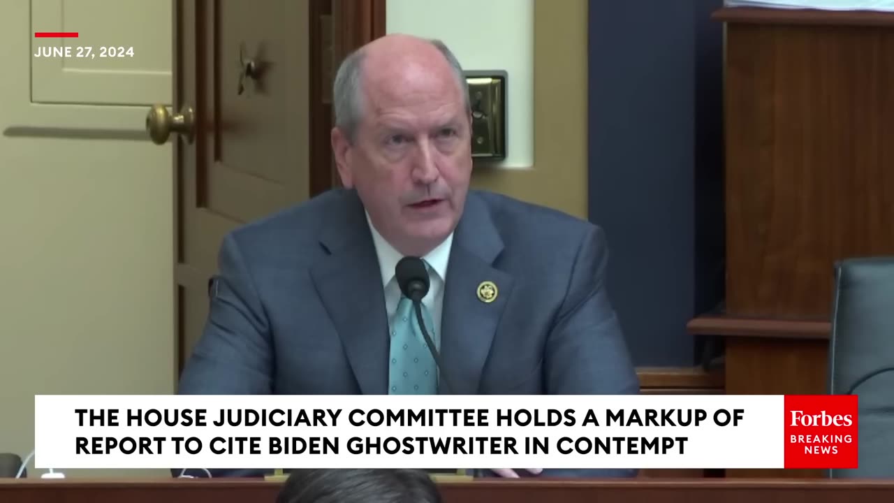 'Bad Faith, Dilatory Tactic'- Bishop Accuses White House Of Obstructing Hearing On Biden Ghostwriter