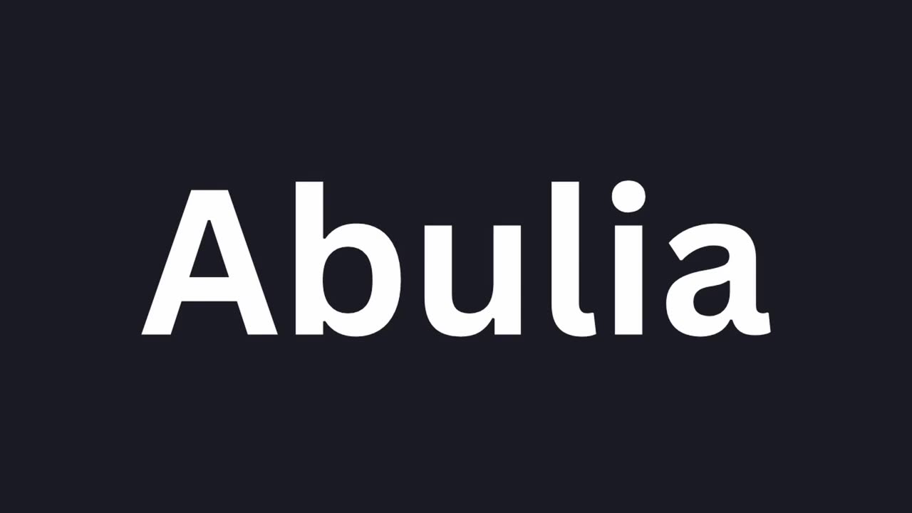 How to Pronounce "Abulia"