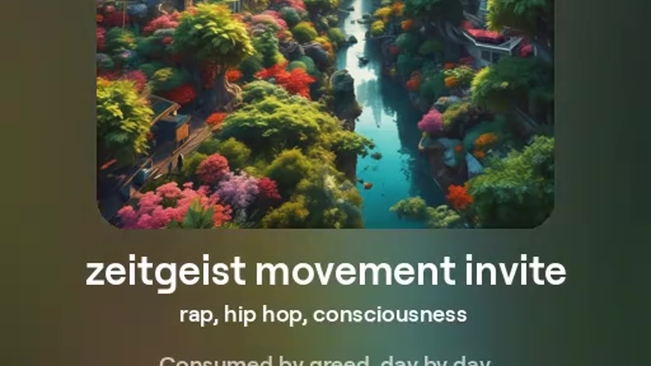 zeitgeist movement invite - version 2