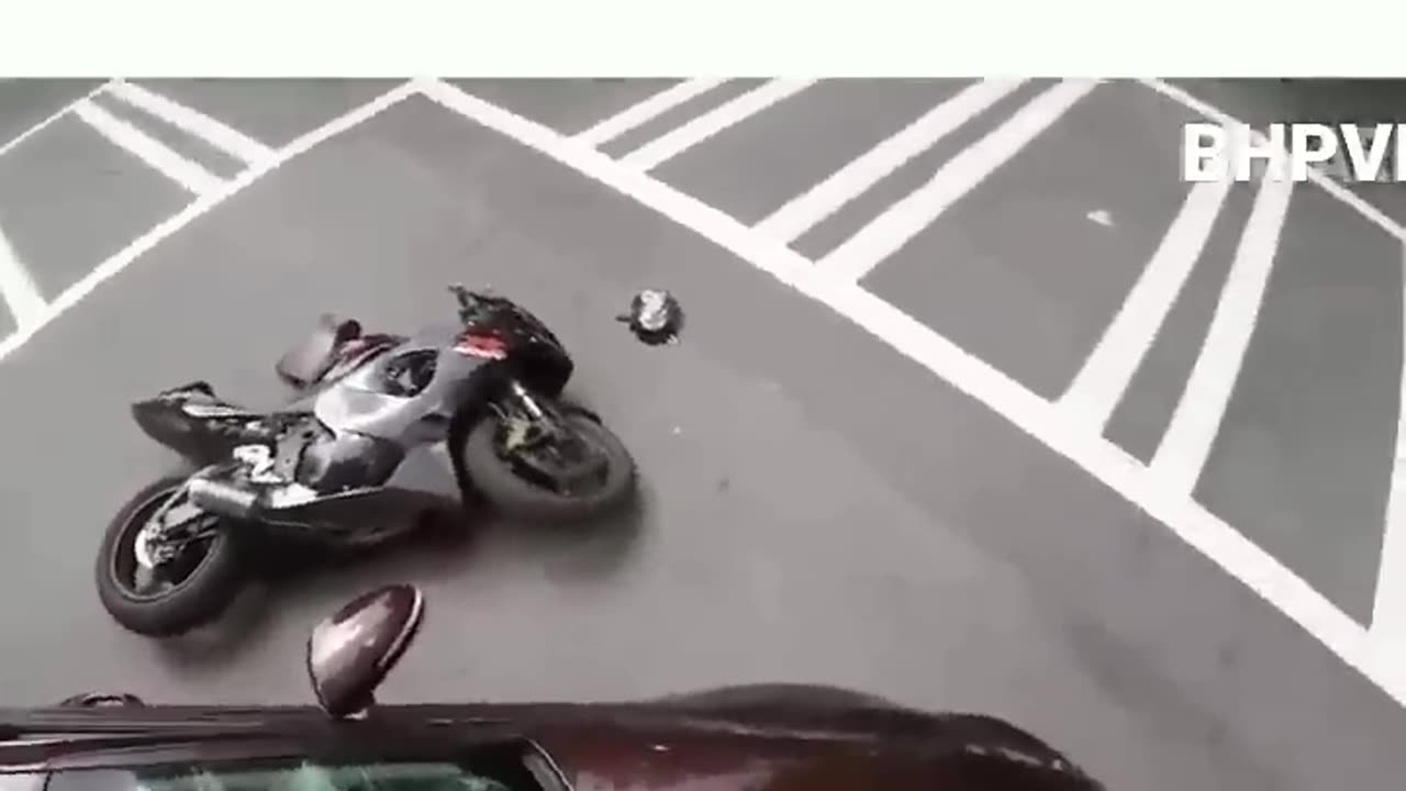 Super bike accident