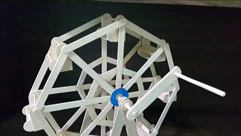 How to make FERRIS WHEEL using Ice Cream Sticks