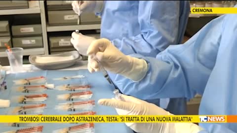 Trombosi cerebrale dopo Astrazeneca, Testa: si tratta di una nuova malattia