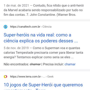 SE EU PRECISA-SE DE UM HEROI. QUEM DEVERIA CHAMAR