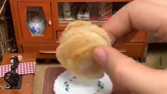 Miniature making burger recipe