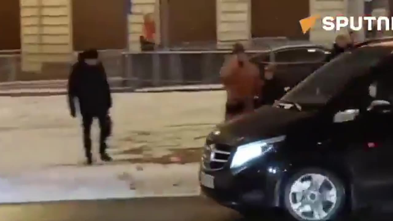 BREAKING: Tucker Carlson leaves the Kremlin after interviewing President Vladimir Putin. WATCH