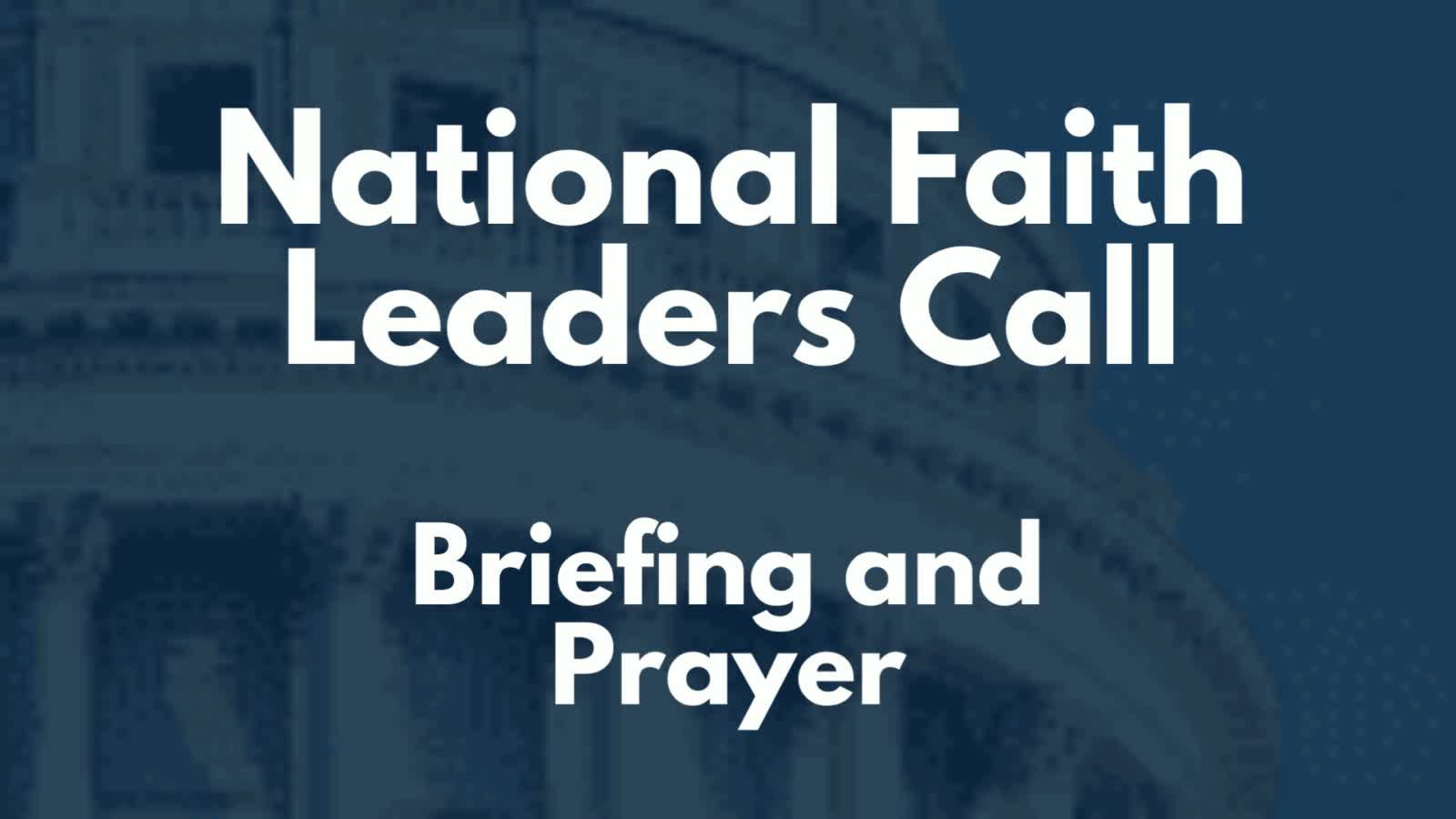 National Faith Leaders Call