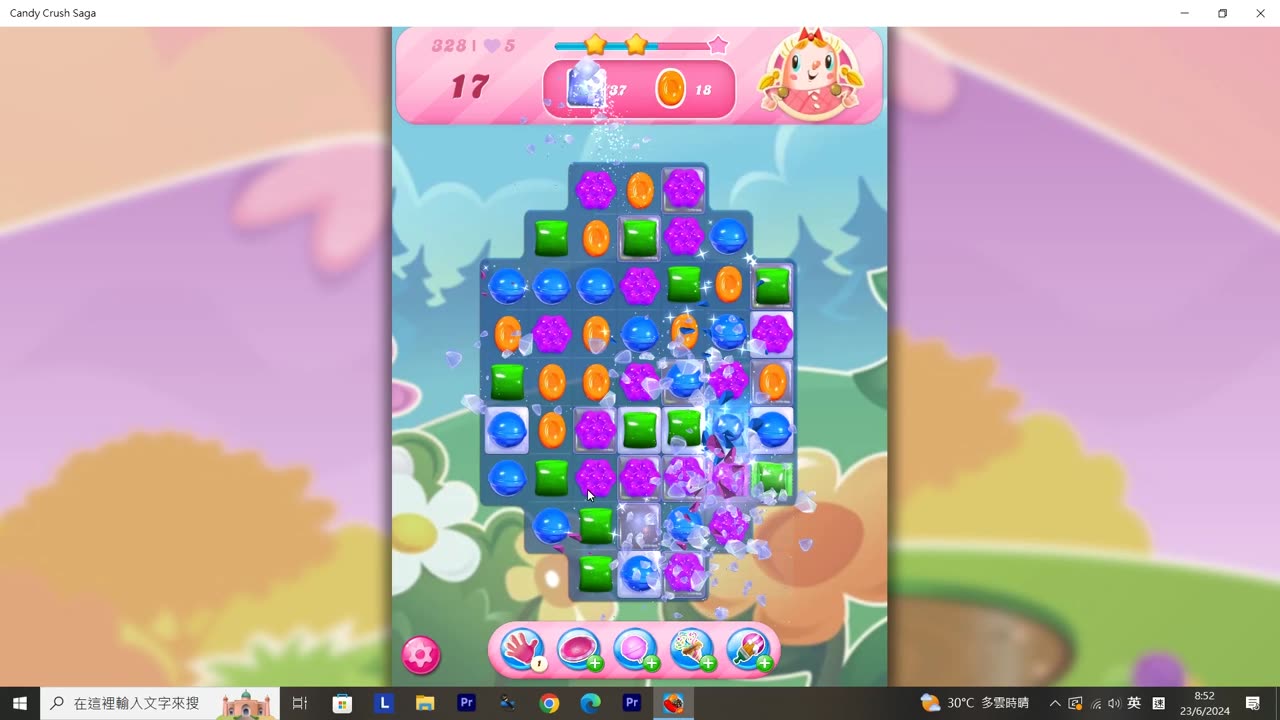 Candy Crush Saga Record (Level 328)