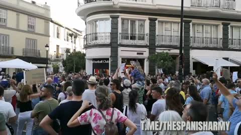 2021-07-24 concentración por la libertad en Sevilla