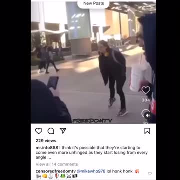 Honk honk gets them unhinged