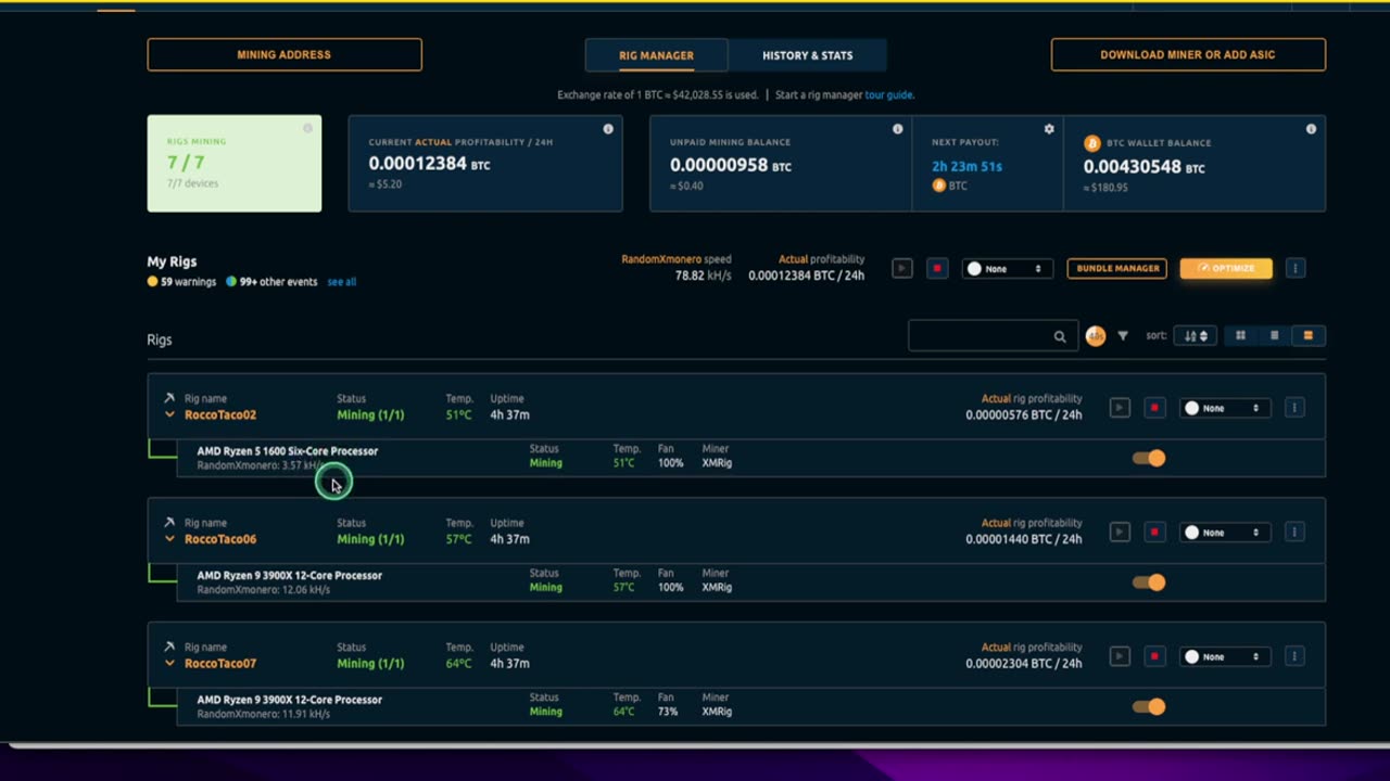 ⚠️ CPU Mining Crisis_ NiceHash Profits Plummet - Is Your Rig Still Worth It