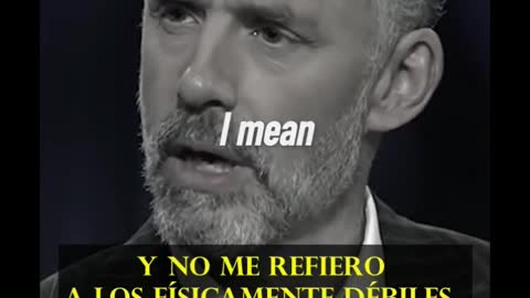 Las personas débiles de moral son un problema Jordan Peterson