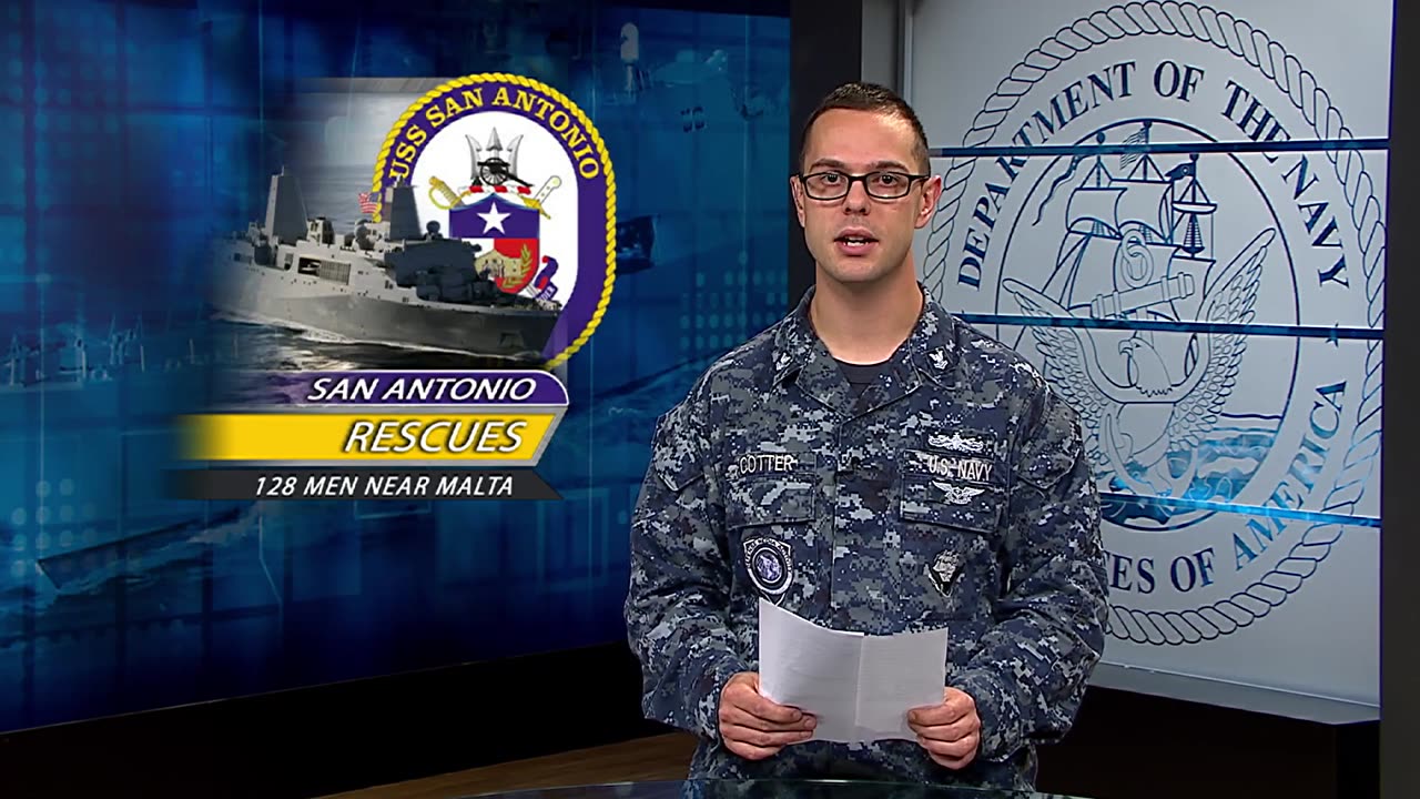 President Signs Legislation to End Government Shutdown USS San Antonio Rescues 128 Near Matla