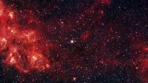 Take a trip through outer space with upbeat ambient music