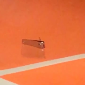 Nail clippers on orange train chair