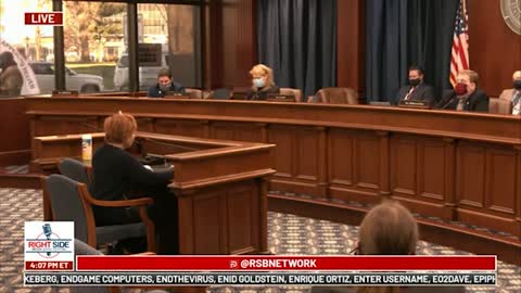 Witness #47 testifies at Michigan House Oversight Committee hearing on 2020 Election. Dec. 2, 2020.
