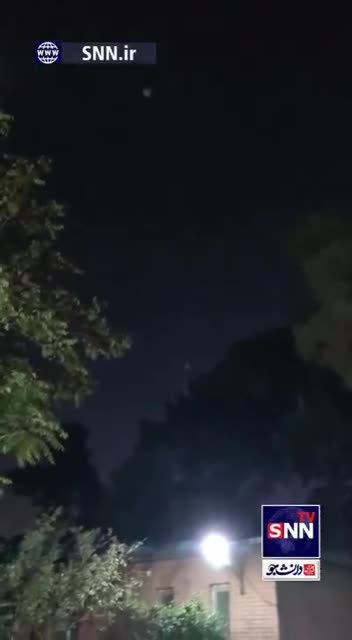 Continuous Anti-Aircraft Fire Over Tehran During Oct. 24, 2024 IDF Attack