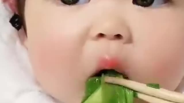 Vegan cute baby
