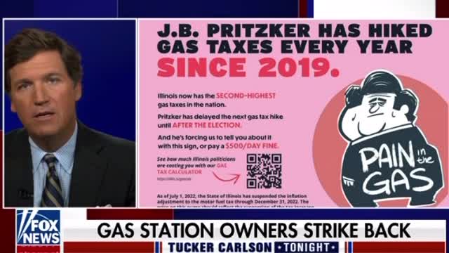 Gas Station Owners Are Hilariously Fighting Back Against Dem Governor's Propaganda Sticker Scheme