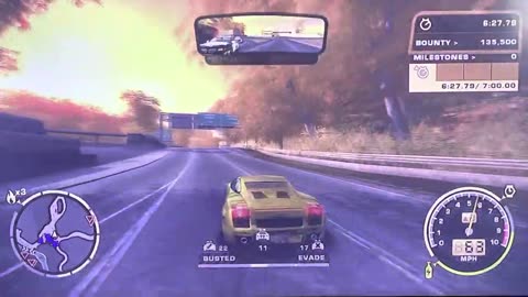 NFS Most Wanted 2005 Challenge Series Event 20 1st Try Pt 2(Xbox 360 HD)