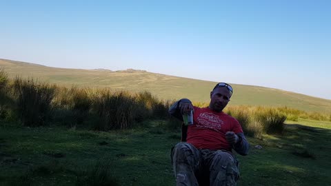 Vlog overlooking beardown Tor Dartmoor.