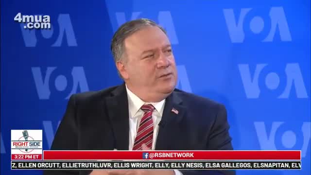 Mike Pompeo at VOA 01/11/2021 Phat bieu cua ngoai truong Mike Pompeo-tieng Viet