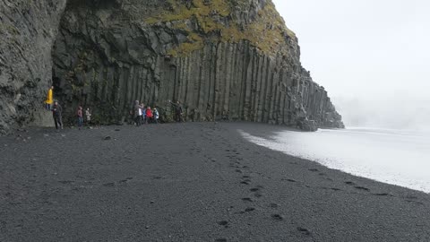 Friend on Cliff Get Crashed on by Wave