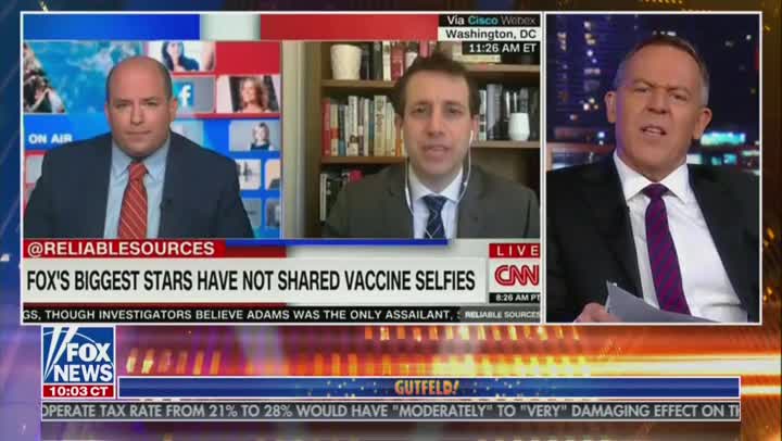 Gutfeld on Stelter and public vaccination