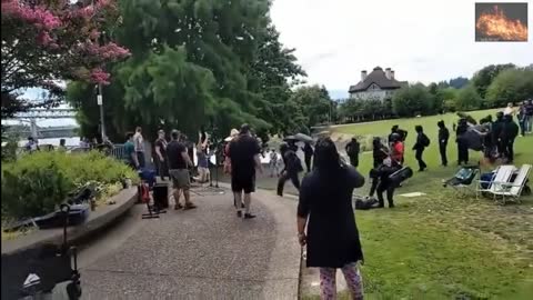 ANTIFA ATTACKS CHILDREN, PORTLAND AUG 2021