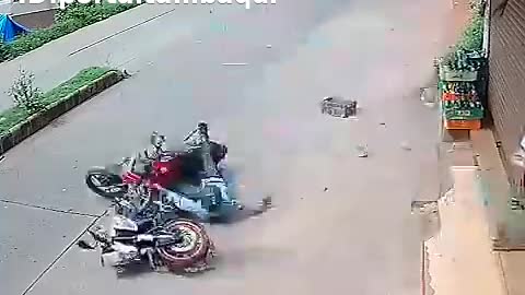 Awesome Motorcycle Accident