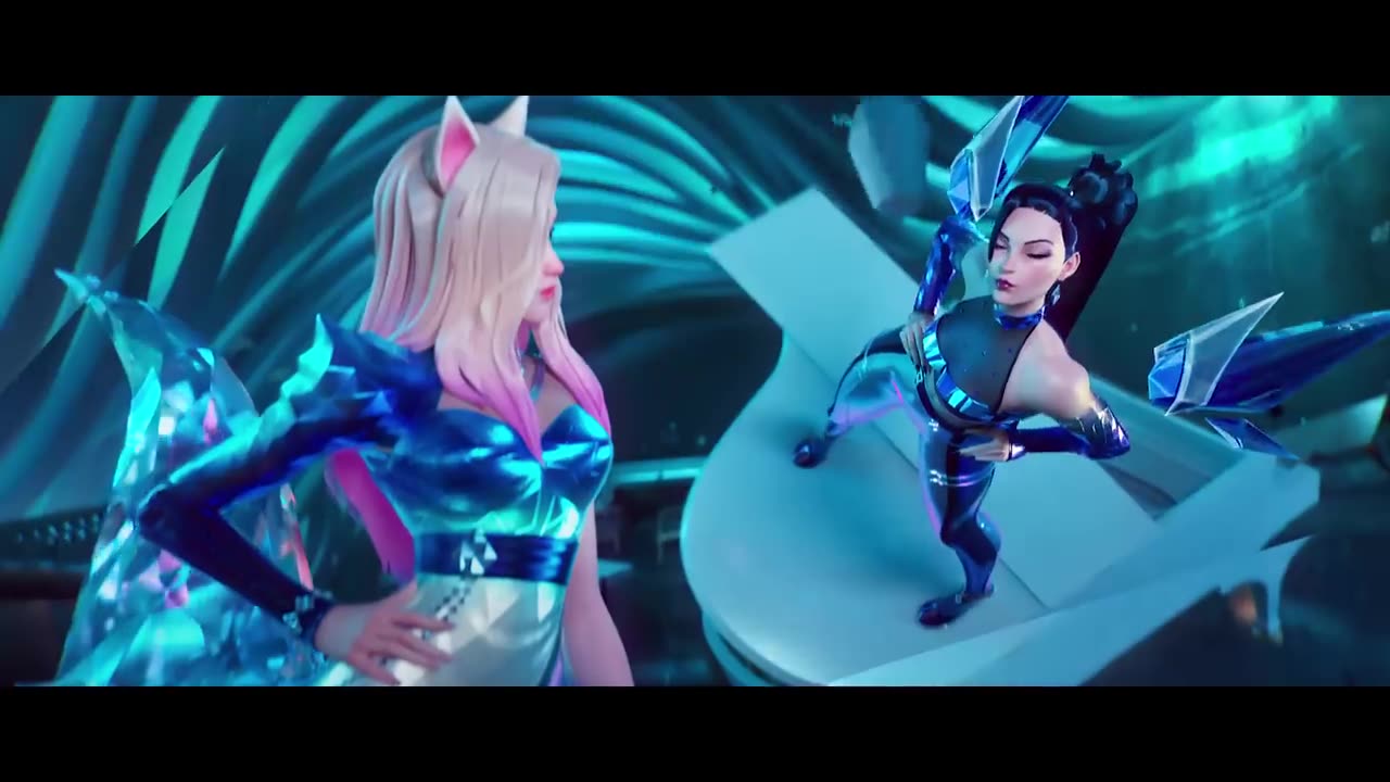 K/DA - MORE ft Madison Beer , (G)l-DLE, Lexie Liu, jaira Burns, Seraphine Music video)