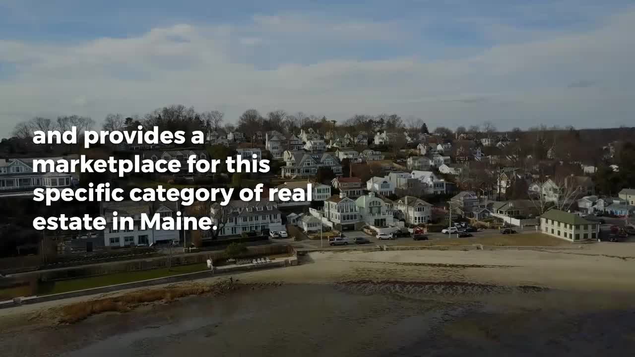 Waterfront property for sale in Maine