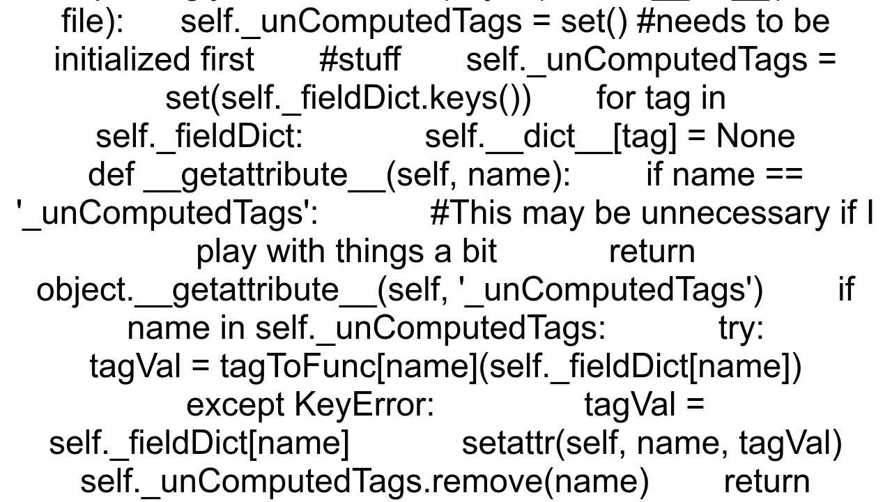 Dynamic lazy class properties python