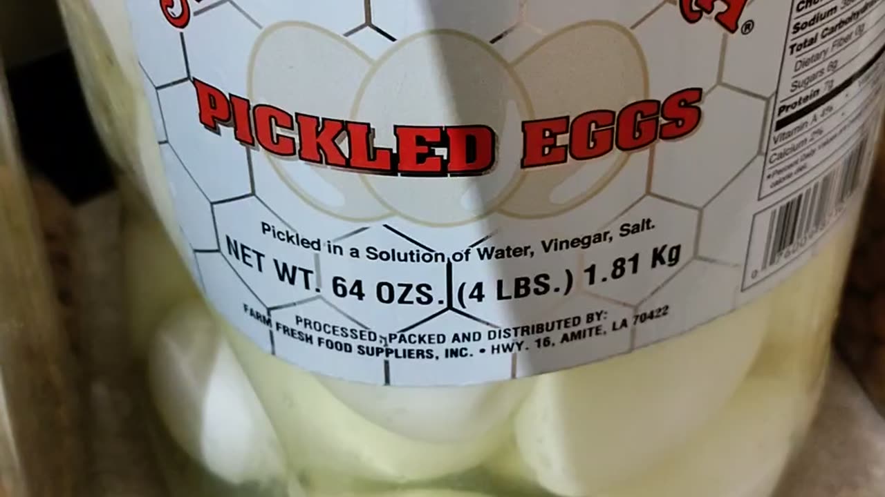 Eating Matt & Dana Fully Cooked Pickled Eggs, Dbn, MI, 9/9/23