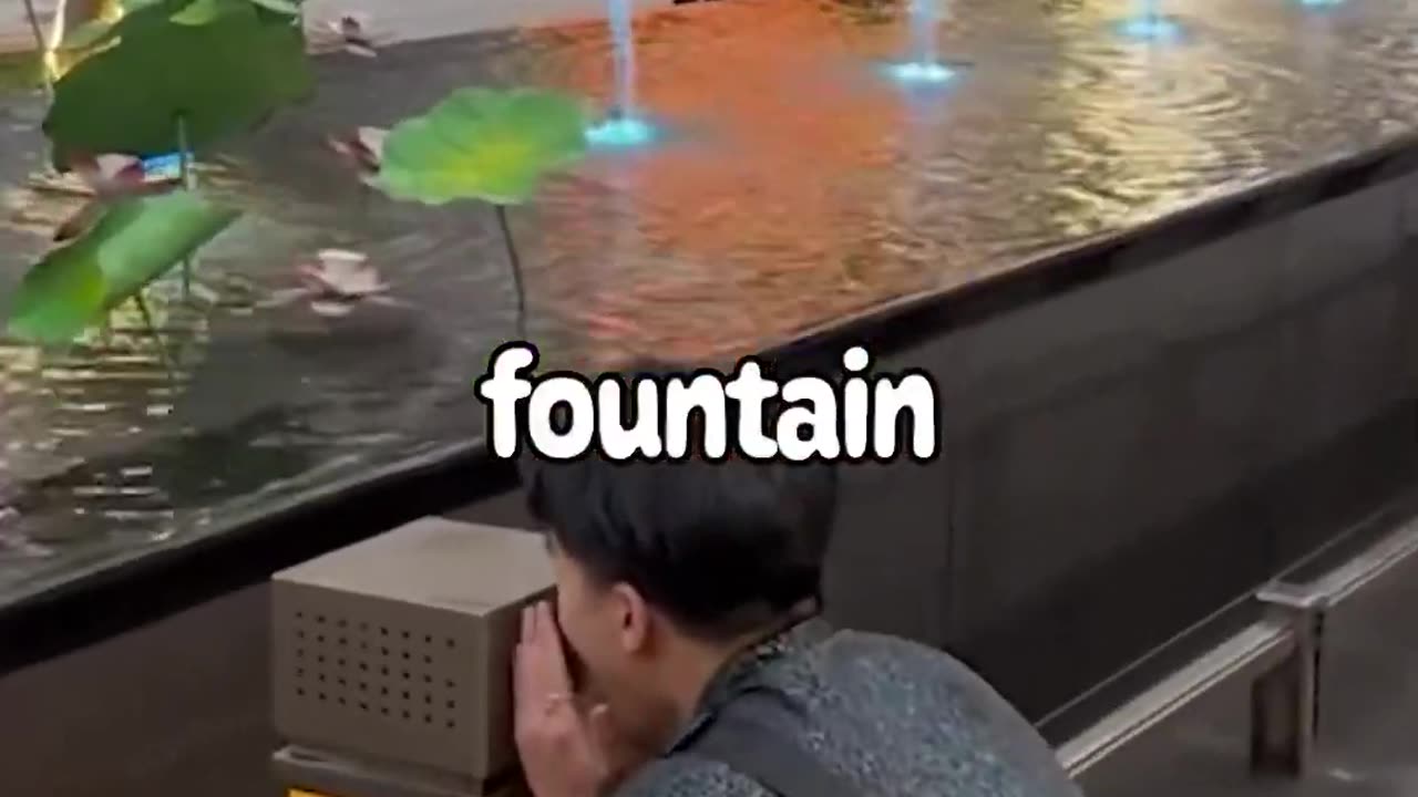 Huh a voice activated fountain?
