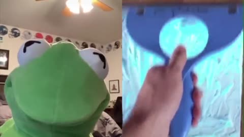 Try not to Laugh | Kermit the Frog in Tiktok