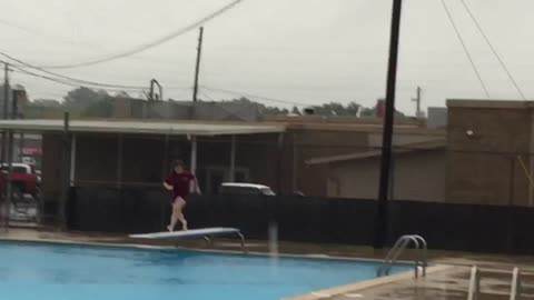 Collab copyright protection - raining red shirt diving fail